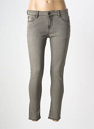 Jeans coupe slim gris RED LEGEND femme