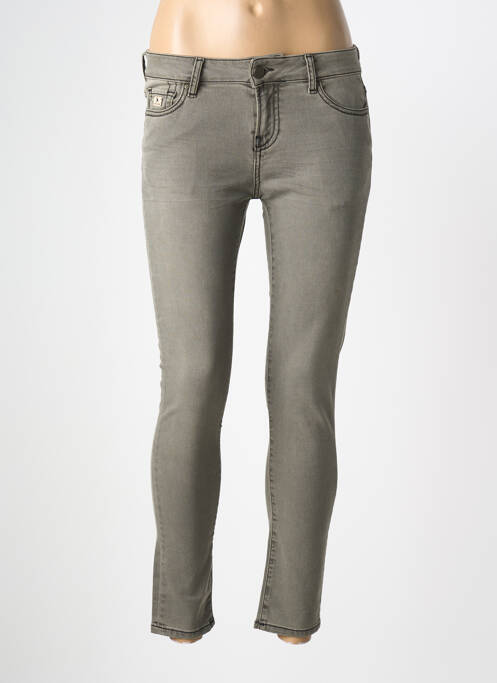 Jeans coupe slim gris RED LEGEND femme