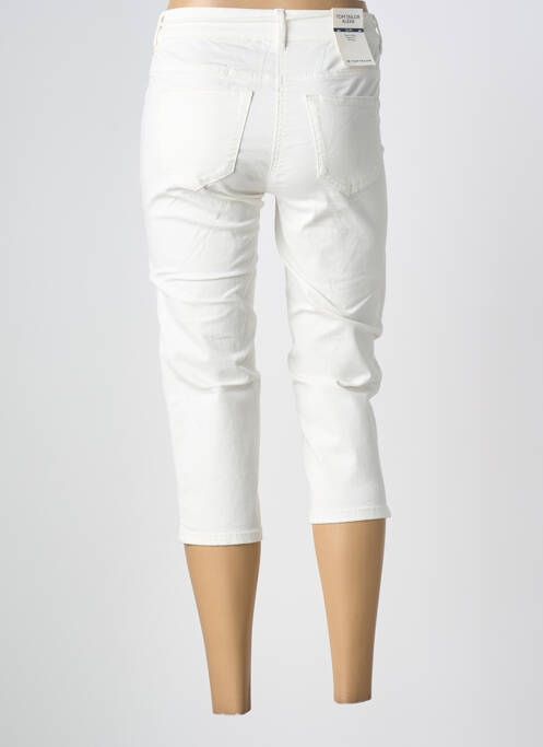 Pantacourt blanc TOM TAILOR femme