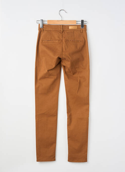 Pantalon chino marron HAPPY femme