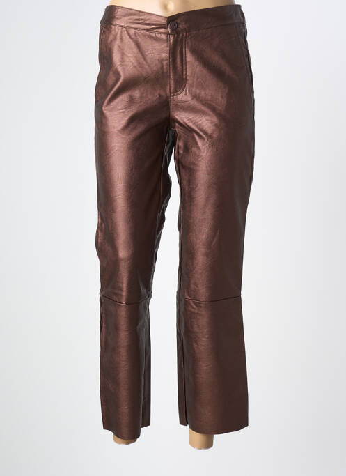 Pantalon droit marron FIVE femme