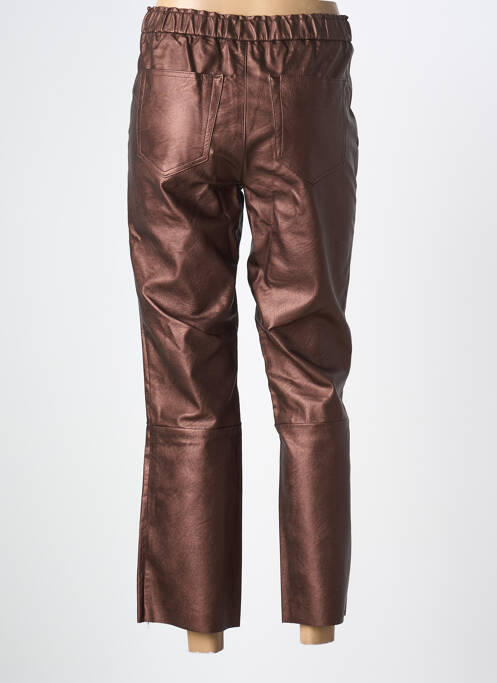 Pantalon droit marron FIVE femme