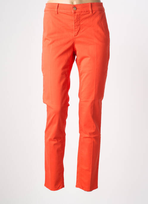 Pantalon droit orange HAPPY femme