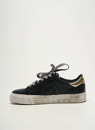 Baskets bout rond talon plat jusqu'à 3cm noir NO NAME femme