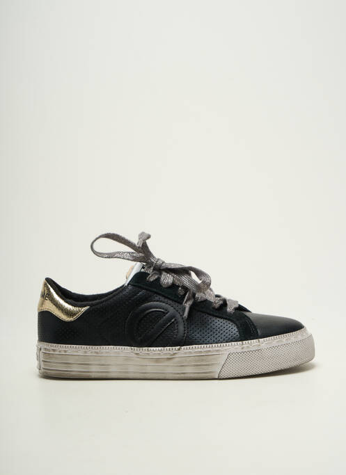 Baskets bout rond talon plat jusqu'à 3cm noir NO NAME femme