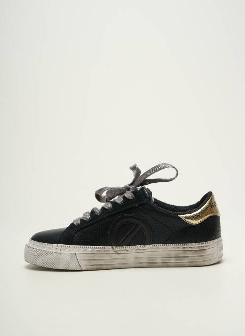 Baskets bout rond talon plat jusqu'à 3cm noir NO NAME femme