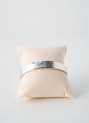Bracelet matériaux métal argent TATA GISELE homme