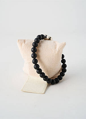 Bracelet ornement perles noir TATA GISELE homme