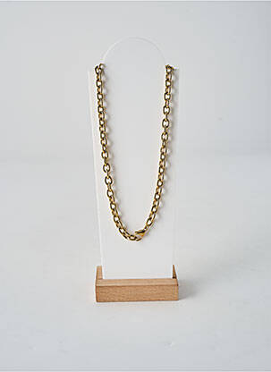 Collier matériaux métal or TATA GISELE homme