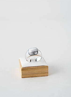 Bague ornement oxyde de zirconium argent TATA GISELE homme