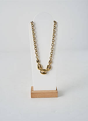 Collier matériaux métal or TATA GISELE homme