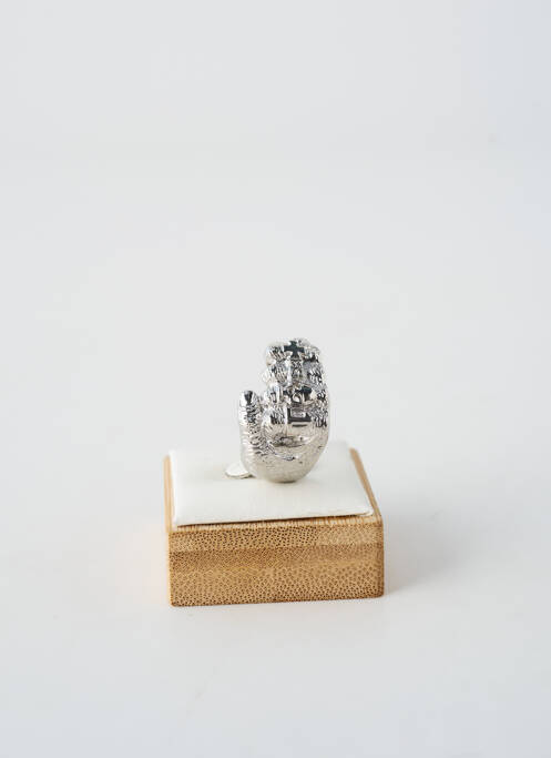 Bague matériaux métal argent TATA GISELE homme