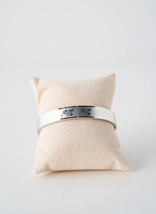 Bracelet matériaux métal argent TATA GISELE homme