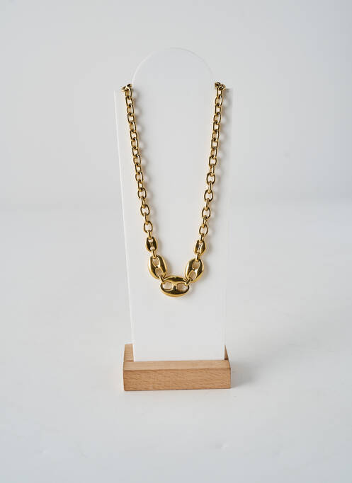 Collier matériaux métal or TATA GISELE homme