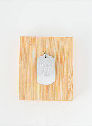 Pendentif matériaux métal argent TATA GISELE femme