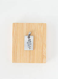 Pendentif matériaux métal argent TATA GISELE femme