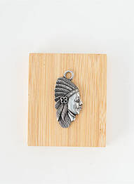 Pendentif matériaux métal argent TATA GISELE femme