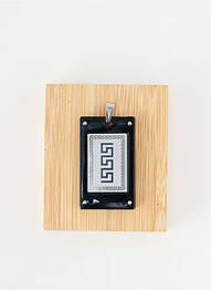 Pendentif matériaux métal argent TATA GISELE femme
