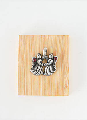 Pendentif matériaux métal argent TATA GISELE femme