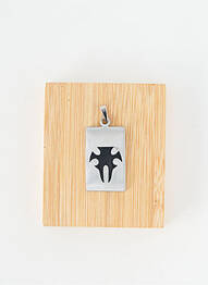 Pendentif matériaux métal argent TATA GISELE femme
