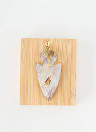 Pendentif ornement pierre or TATA GISELE femme