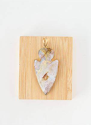 Pendentif ornement pierre or TATA GISELE femme
