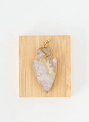 Pendentif ornement pierre or TATA GISELE femme