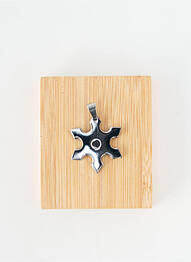 Pendentif matériaux métal argent TATA GISELE femme