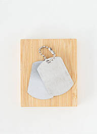 Pendentif matériaux métal argent TATA GISELE femme