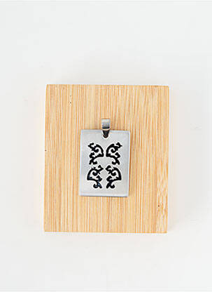 Pendentif matériaux métal argent TATA GISELE femme