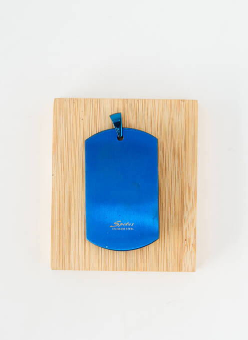 Pendentif matériaux métal bleu TATA GISELE femme