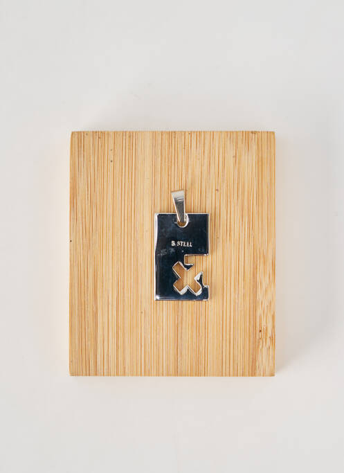 Pendentif matériaux métal argent TATA GISELE femme