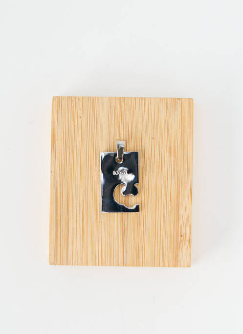 Pendentif matériaux métal argent TATA GISELE femme