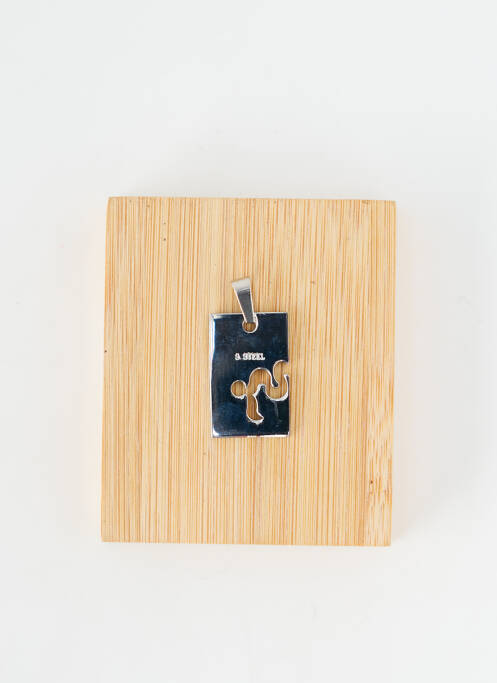 Pendentif matériaux métal argent TATA GISELE femme