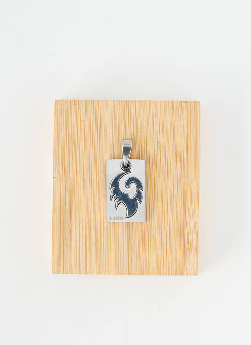 Pendentif matériaux métal argent TATA GISELE femme