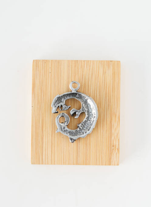 Pendentif matériaux métal argent TATA GISELE femme