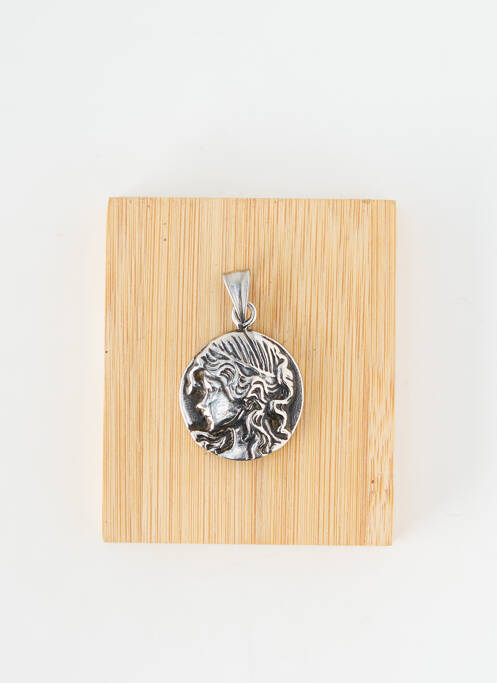 Pendentif matériaux métal argent TATA GISELE femme
