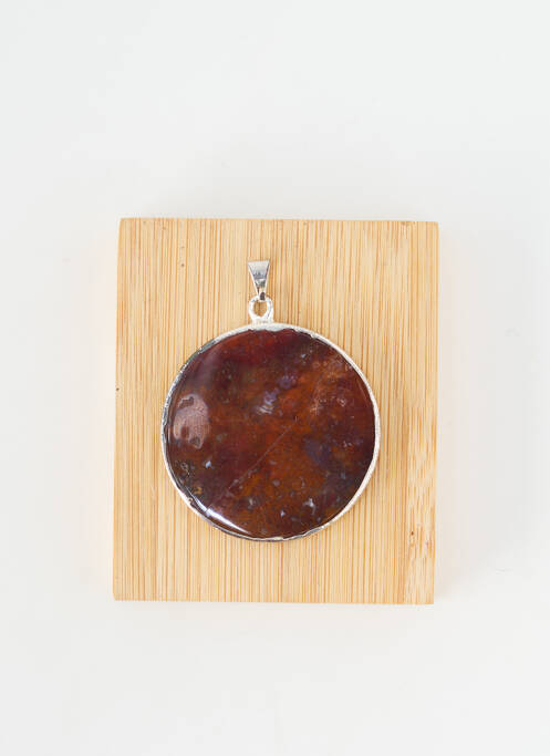 Pendentif ornement pierre argent TATA GISELE femme