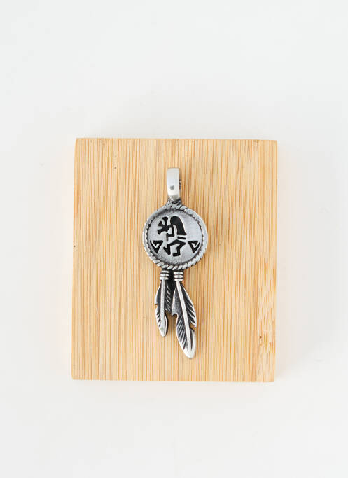 Pendentif matériaux métal argent TATA GISELE femme