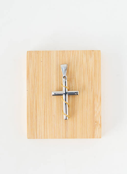 Pendentif matériaux métal argent TATA GISELE femme