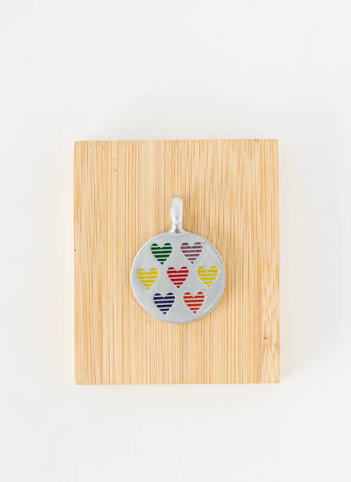 Pendentif matériaux métal argent TATA GISELE femme