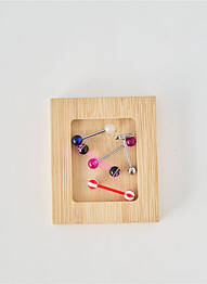 Piercing matériaux métal rose TATA GISELE femme