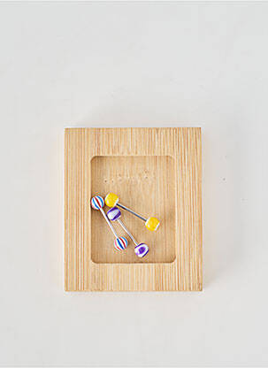 Piercing matériaux métal violet TATA GISELE femme
