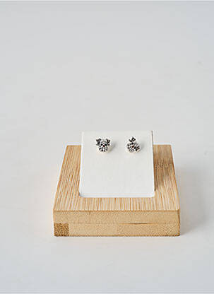 Boucles d’oreilles ornement oxyde de zirconium argent TATA GISELE fille