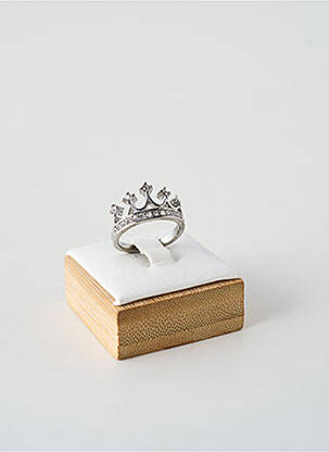 Bague ornement oxyde de zirconium argent TATA GISELE femme