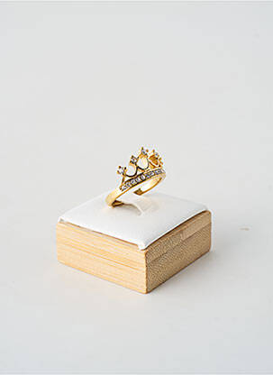 Bague ornement oxyde de zirconium or TATA GISELE femme