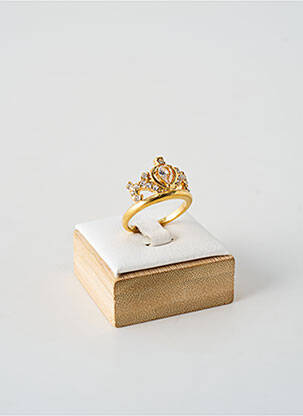 Bague ornement oxyde de zirconium or TATA GISELE femme
