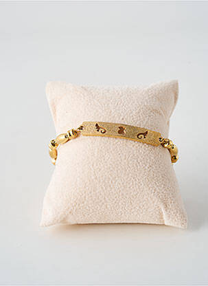 Bracelet fermeture fermoir mousqueton or TATA GISELE femme
