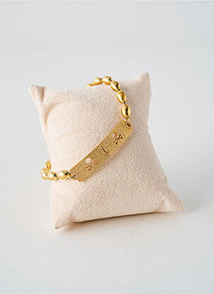 Bracelet fermeture fermoir mousqueton or TATA GISELE femme
