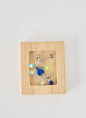 Piercing matériaux métal bleu TATA GISELE femme